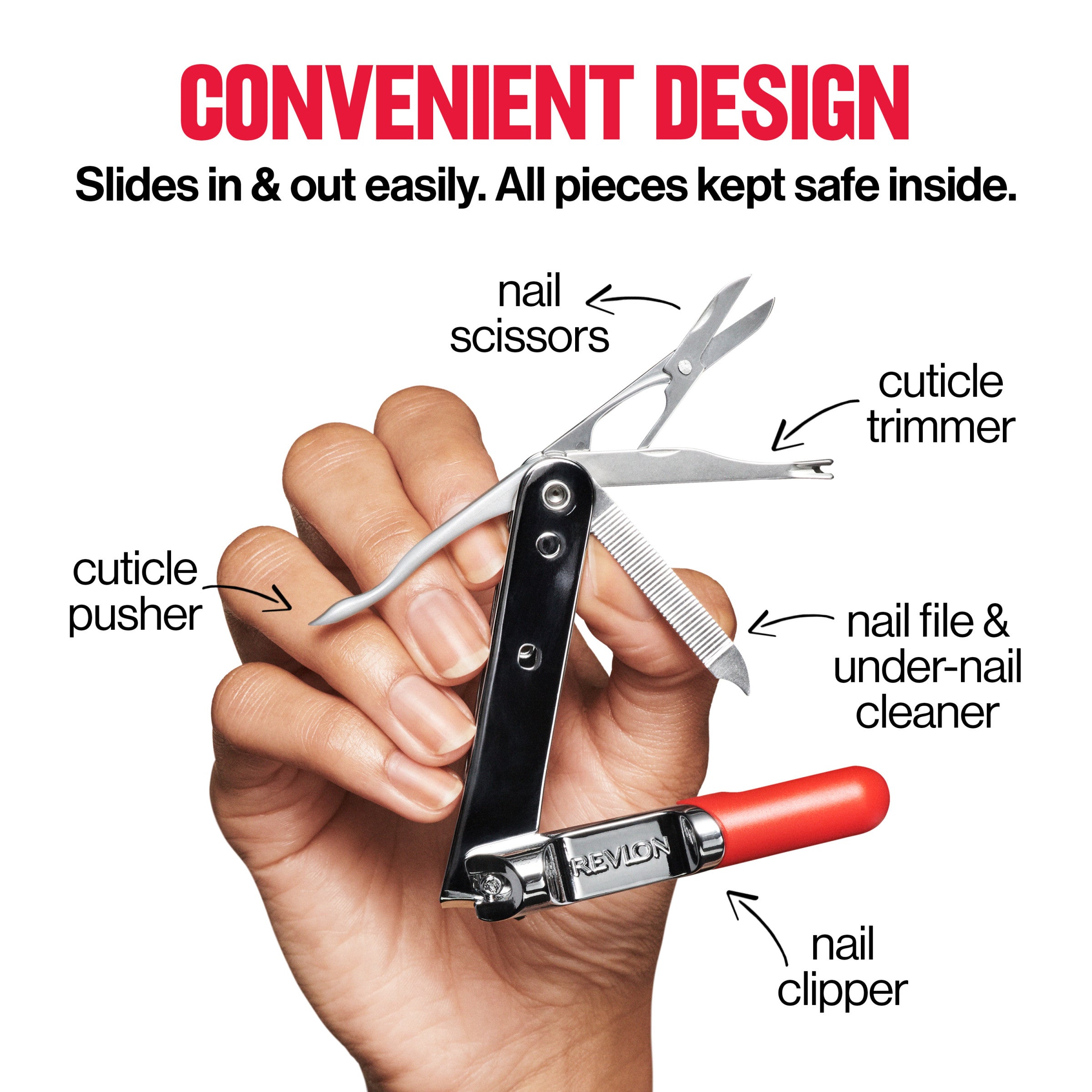 6-In-1 Nail Tool: Heavy Duty Nail Clipper - Image 4