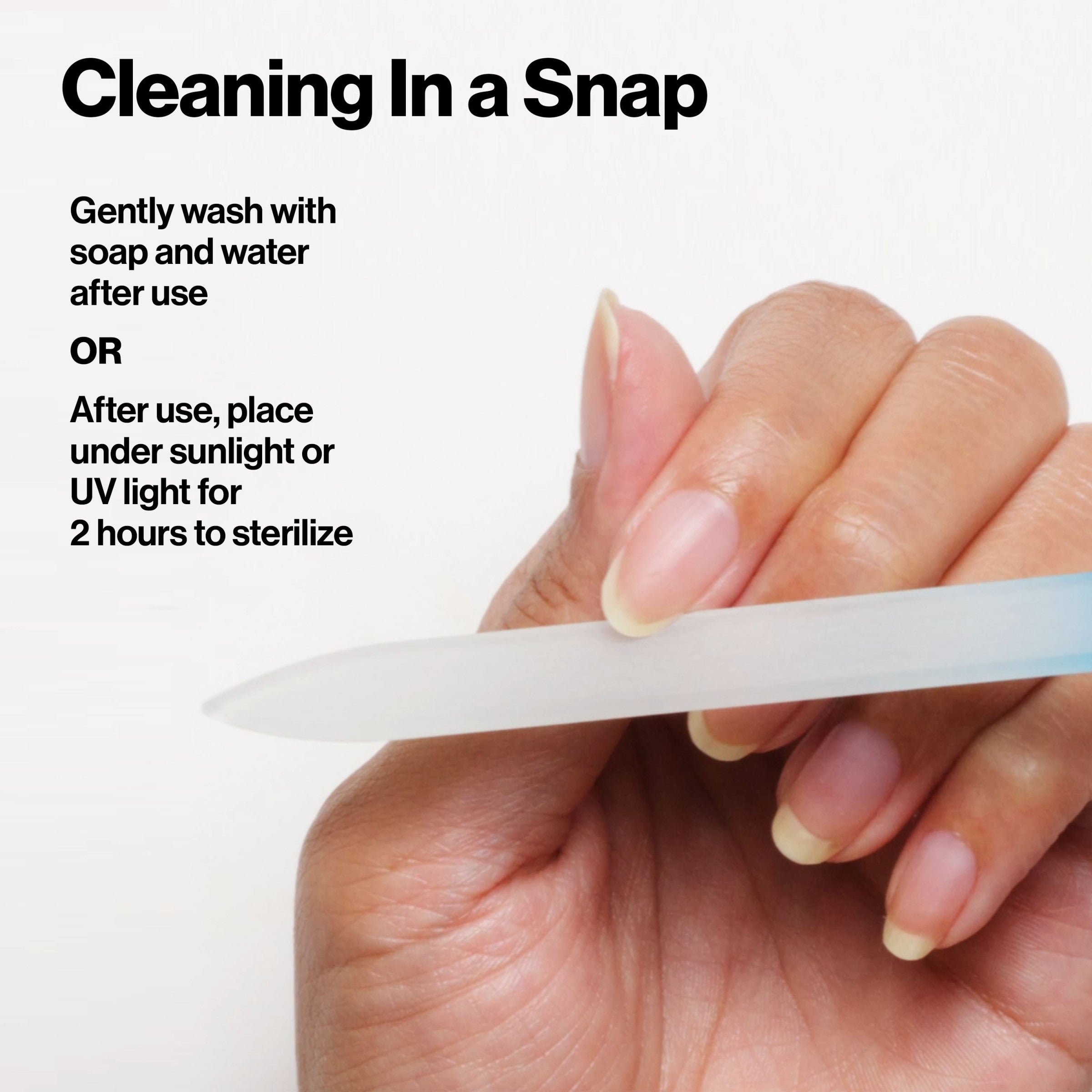Bacteria Shield Glass Nail File - Image 4