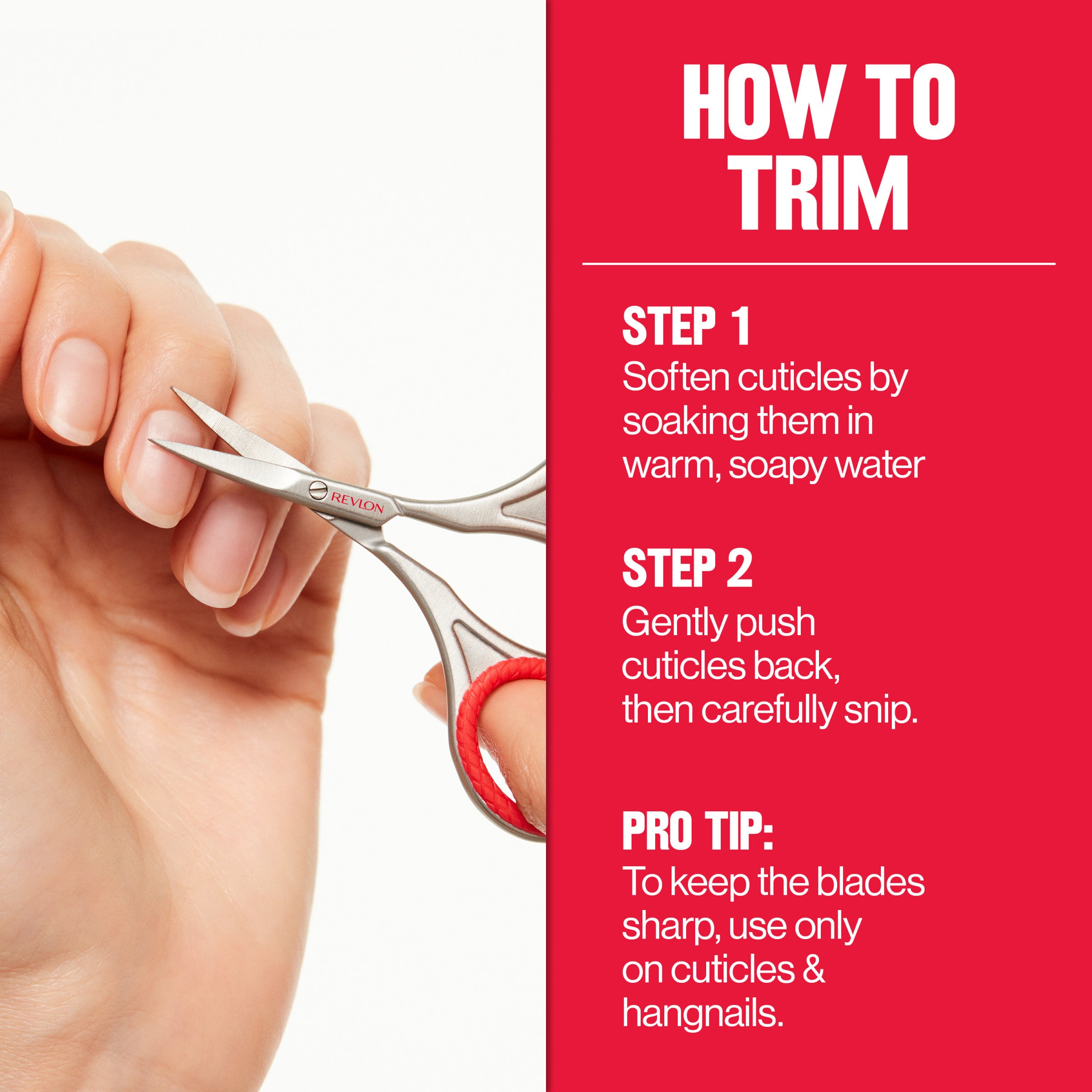 Curved Blade Nail Cuticle Scissors - Image 4