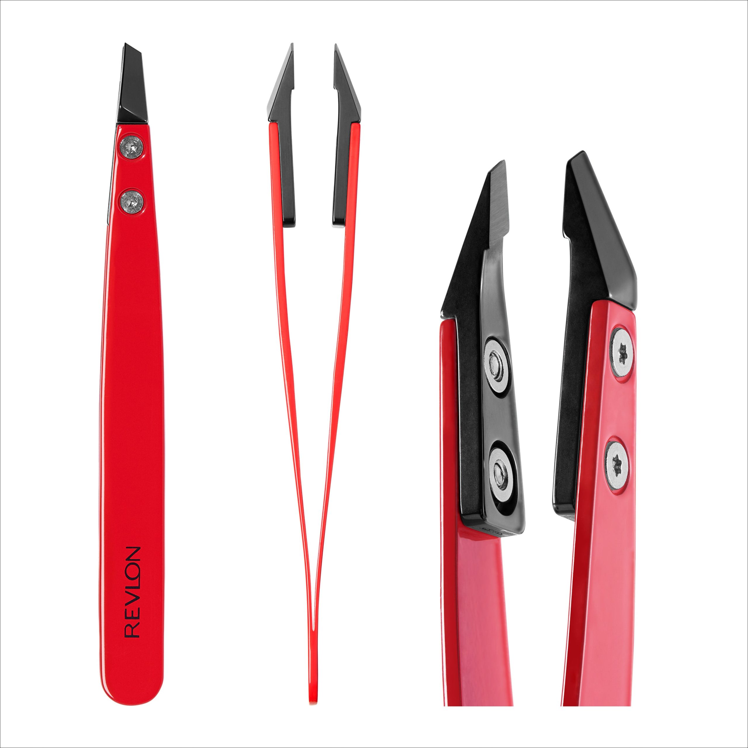 Ceramic Tip Slanted Brow Tweezers - Image 2